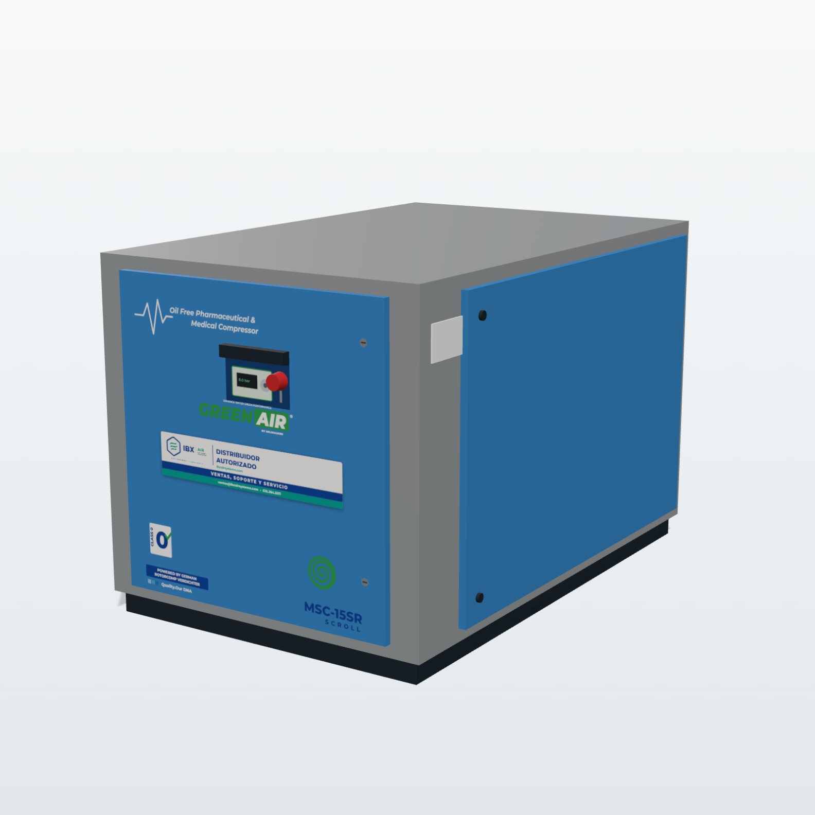 Generador de aire grado médico MSC-15SR