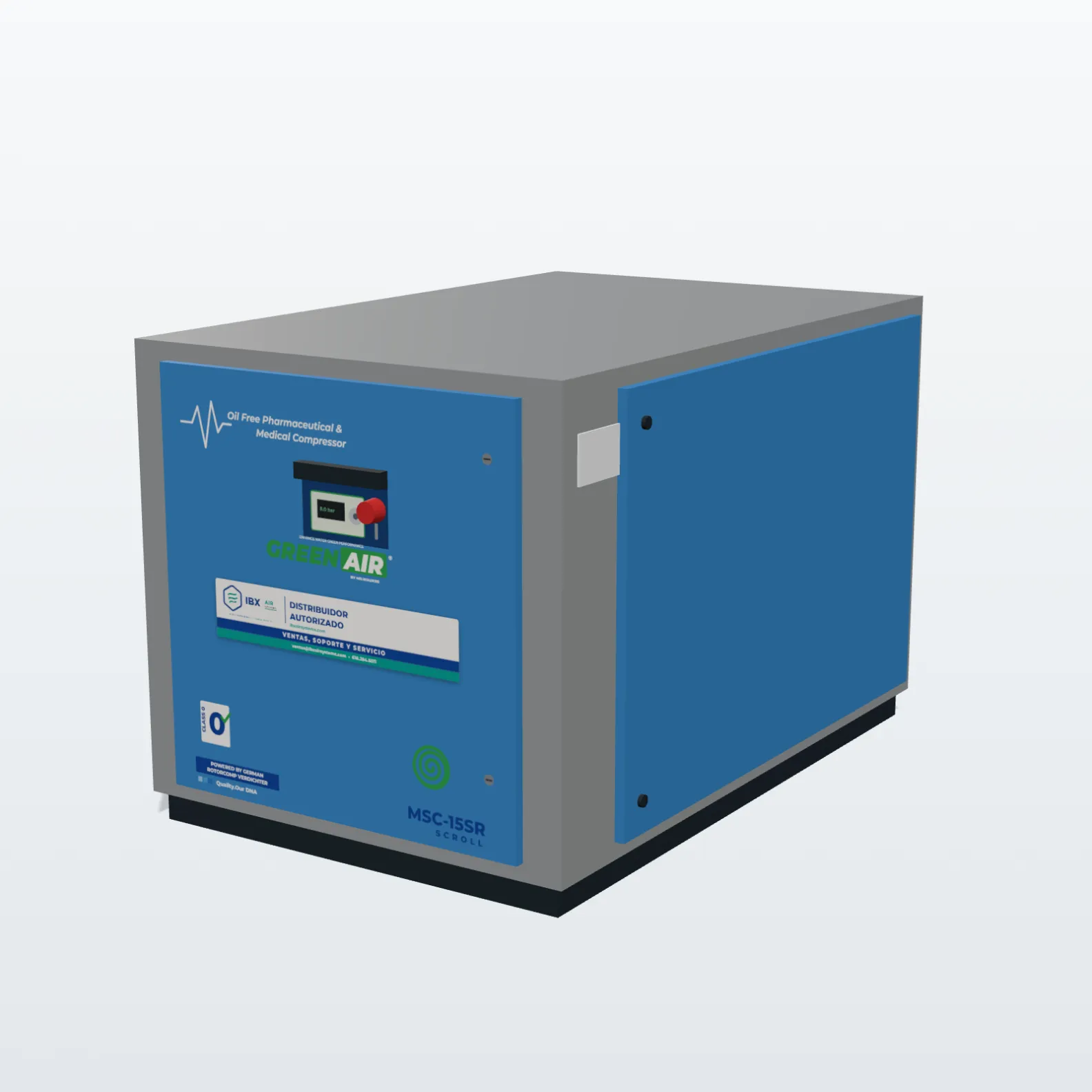 Generador de aire grado médico MSC-15SR