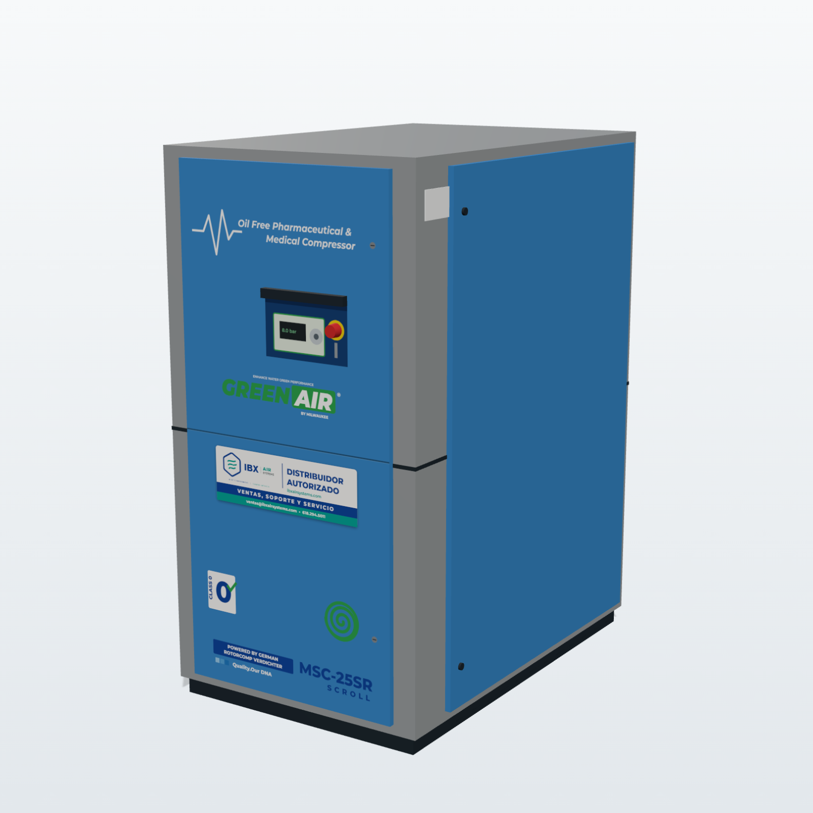 Generador de aire grado médico MSC-25SR