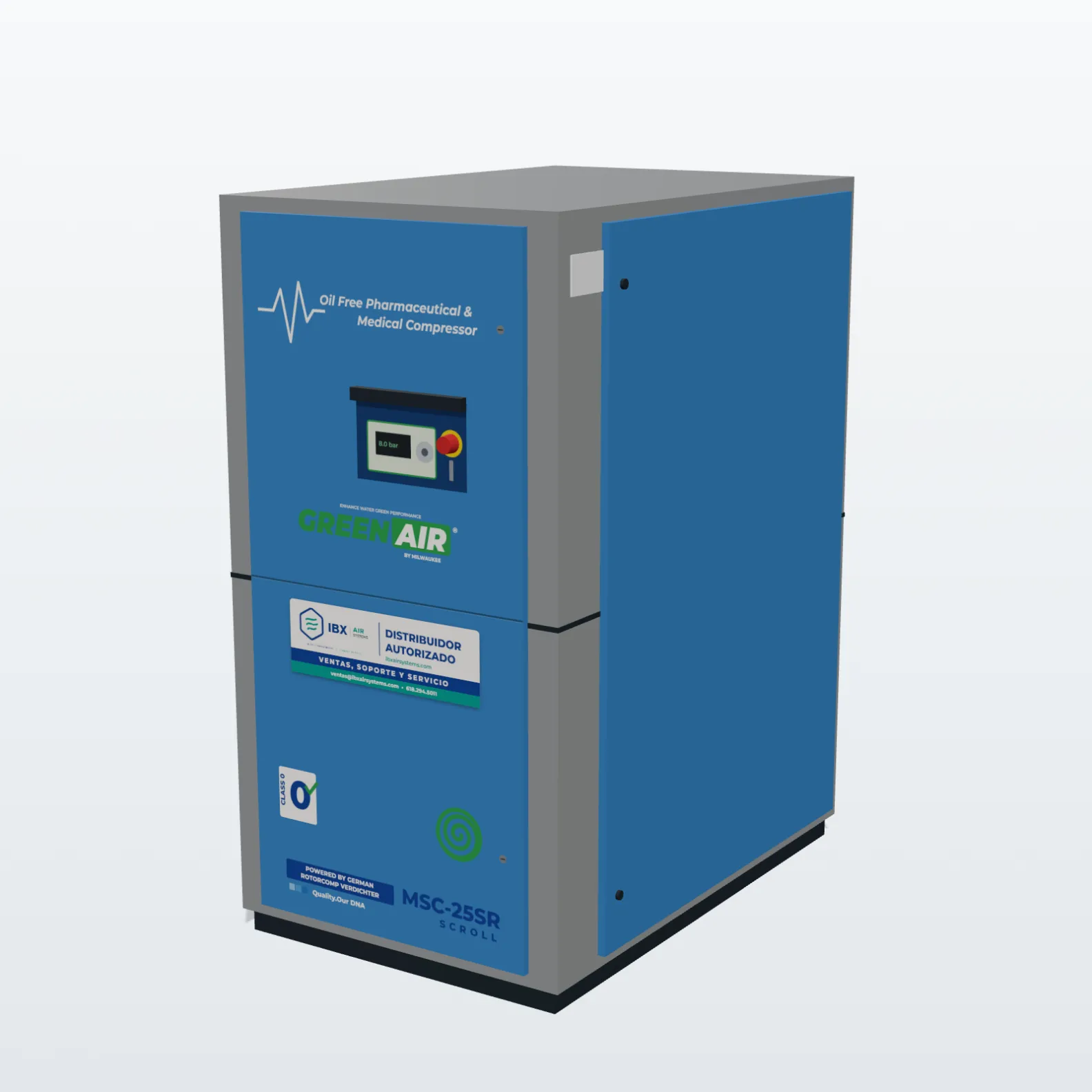 Generador de aire grado médico MSC-25SR